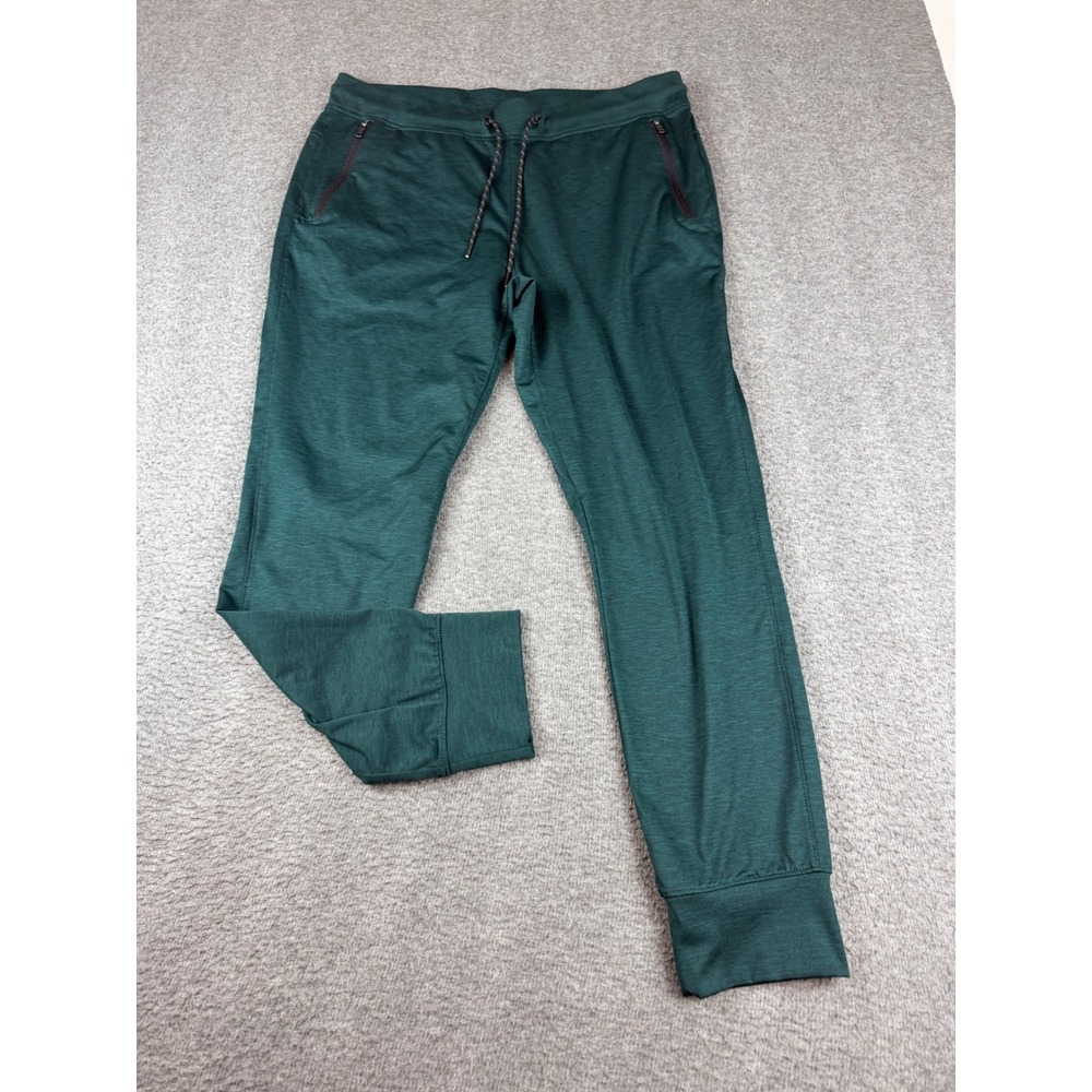 American Eagle Joggers Men's LT Green Activewear Zipper Pockets Drawstring Pants